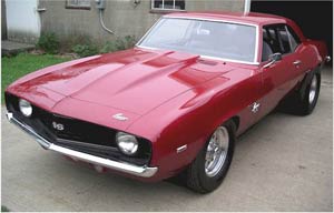 1969 SS Camaro Stock Eliminator TRACO ZL-1